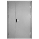 Дверь противопожарная двустворчатая ДПМ-02-EIS60, 2080х1280мм, ПРАВАЯ, металл/металл, RAL 7035
