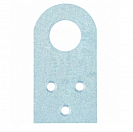 Проушина прямая, цинк 30х70мм