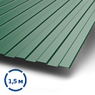 Профнастил С8 1,5х1,2м ЭКОНОМ зеленый мох RAL6005