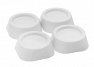 Набор подставок антивибрационных для стиральной машины, 4 шт, цвет белый (2481088)