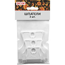 Набор шпателей для затирки швов (Decor) 40/60/80мм (308-0009)