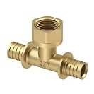 Тройник аксиальный ВР 16х1/2", латунь