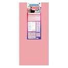 Подложка-гармошка перфорированная для теплых полов розовая 1,8мм, 0,5х1м /8,4 м2