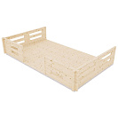 Терраса прямая 6х3м, брус 44 мм