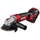 Шлифмашина угловая УШМ аккумуляторная (Зубр) УШМ-18-125-41, d125мм, 18В, 1х4Ач