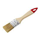 Кисть плоская Столичная (АКОР) светлая натуральная щетина, пластиковая ручка, 35х10мм