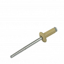 Заклепка вытяжная алюминий/сталь RAL1014 слоновая кость 4,0х10мм, пакет 50шт