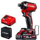 Винтоверт (Зубр) ВБУ-180-21, бесщеточный, 180Нм, 20В, 1х2Ач