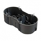 Подрозетник для кирпича/бетона d141x70x45мм,, 2 ввода, IP20 (GE40007)