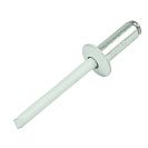 Заклепка вытяжная алюминий/сталь RAL9003 ярко-белый 4,8х12мм, пакет 50шт