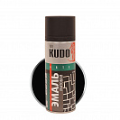 Эмаль универсальная аэрозольная KUDO KU-1102 черная матовая 520мл