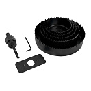 Набор кольцевых пил по дереву (Vertextools) 8 шт, 64-127мм (0282-8)