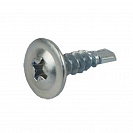 Саморез металл-металл ШСММ 4,2х16мм со сверлом, с пресс-шайбой, 16шт