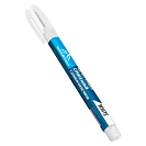 Маркер-краска строительный Vertextools, белый, длинный наконечник, толщина линии 4мм