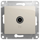 Розетка телевизионная встраиваемая Glossa (Systeme Electric/Schneider Electric), молочный (GSL000991)