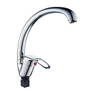 Смеситель для кухни Roegen высокий излив, боковая ручка (RB014F)