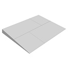 Экструдированный пенополистирол  CARBON PROF Slope-4,2%, 1200х600х5мм, Элемент J