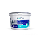 Краска интерьерная акриловая Лакра влагостойкая белоснежная 3кг