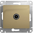 Розетка телевизионная встраиваемая Glossa (Systeme Electric/Schneider Electric), титан (GSL000491)