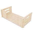 Терраса прямая 3х1,5м, брус 44 мм