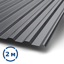 Профнастил МП20 2х1,15м ЭКОНОМ серый графит RAL7024