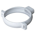 Хомут трубы водосточной пластиковый Элит (Альта-Профиль) d95мм, белый