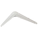 Уголок для полок мебельный, белый, 100x125мм