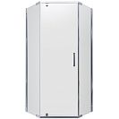 Душевое ограждение Дека-Хром Triton 900х900х1900мм, пятиугольник, дверь распашная, прозрачное стекло