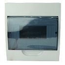 Щит распределительный навесной ЩРН-П-8 (IEK) 8 модулей, прозрачная крышка, пластик, IP40 (67753)