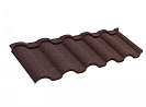 Композитная черепица LUXARD Roman, цвет мокко, 1330х430мм