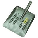 Лопата снеговая 310х370мм, рельсовая сталь, без черенка