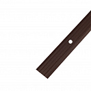 Порог алюминиевый Венге, 900х25х3мм, плоский, равноуровневый