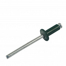 Заклепка вытяжная алюминий/сталь RAL6005 зеленый мох 4,0х10мм, пакет 50шт