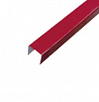 Профиль П-образный для профнастила С8 20х15мм L2м вишневый RAL3005