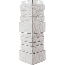 Угол наружный к фасадной панели Альта ШОТЛАНДИЯ  БЕЛЫЙ ЭКО 0,45х0,16м