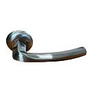 Ручка для межкомнатной двери Инерта FZ8-216 SN, круглая розетка, никель матовый, 2шт