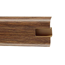 Плинтус ПВХ (ROYCE) 813 Дуб дворцовый h58мм L2,2м, с кабель - каналом