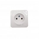 Розетка одинарная накладная Blanca (Systeme Electric/Schneider Electric) 16А без заземления, белая (BLNRA000101)