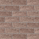 Кирпич бетонный облицовочный М150 (ЖБИ) 250х120х88мм 1,4НФ, горький шоколад, рваный камень /400