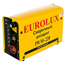 Сварочный аппарат инверторный Eurolux IWM220, 220В, 7,2кВт, 10-220А, электрод 1,6-5мм