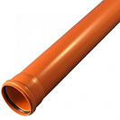 Труба канализационная наружная НПВХ d=110 мм, L=1 м