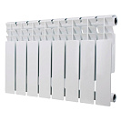 Радиатор алюминиевый 80/350, 8 секций, Oasis ECO, Россия