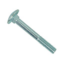 Болт DIN603 с квадратным подголовником оцинкованный М8х60, пакет 3 шт
