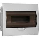 Щит распределительный встраиваемый ЩРВ-П-12 (Generica) 12 модулей, прозрачная крышка, пластик, IP41