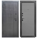 Дверь входная Олимп (Форпост) металл/МДФ, Серебристый антик/Софт светло-серый 2050х960мм, ЛЕВАЯ