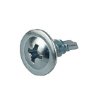 Саморез металл-металл ШСММ 4,2х13мм со сверлом, с пресс-шайбой, 18шт