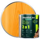 Состав деревозащитный Здоровый Дом 2в1 алкидный, орегон 0,8л