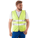 Жилет сигнальный ЖИЛ 520, лимонный, размер 52-54