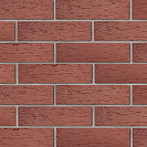 Кирпич клинкерный облицовочный М300 (ЛСР) 250х85х65мм 0,7НФ, темно-красный рустик, эдинбург /480