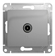 Розетка телевизионная встраиваемая Glossa (Systeme Electric/Schneider Electric), алюминий (GSL000391)